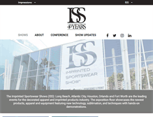 Tablet Screenshot of issshows.com